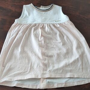 Boss White and Pink Camisole with Empire Waist